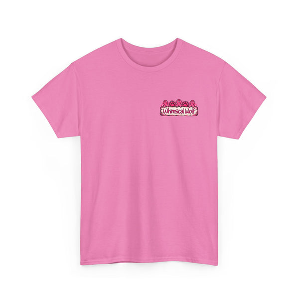 Breast Cancer Whimsical Wolf "Don't Count the Days, Make the Days Count"