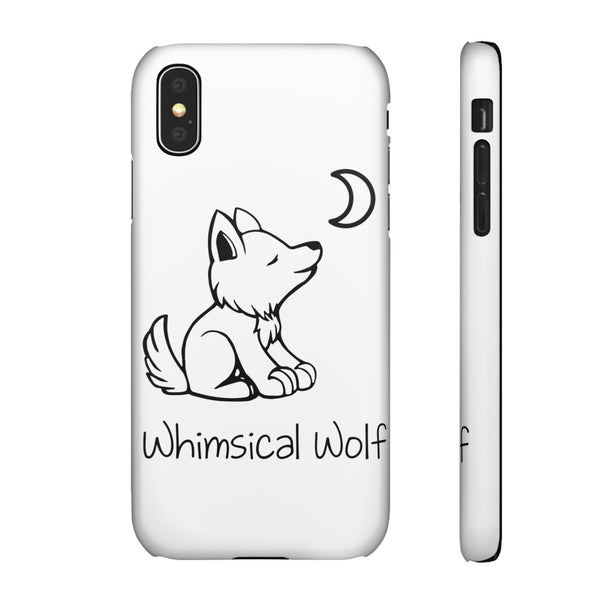 Whimsical Phone Snap Cases - Whimsical Wolf