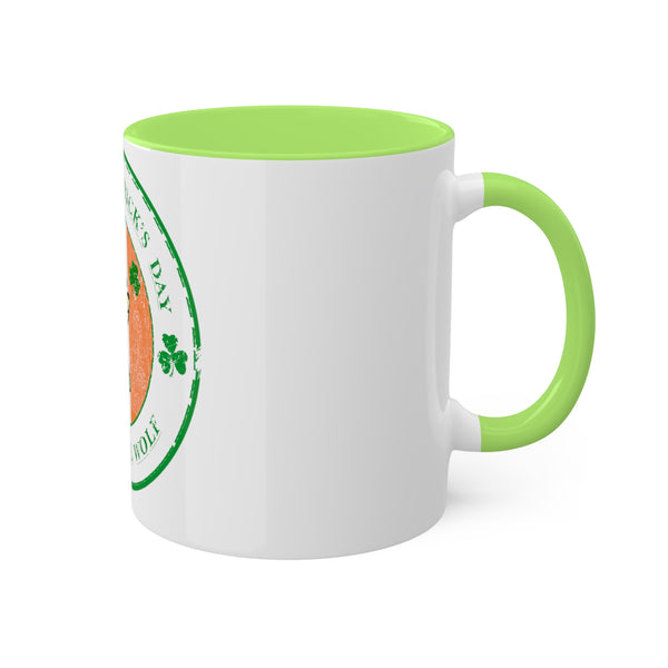 Whimsical Wolf St. patricks Day Mug 11 oz. - Whimsical Wolf
