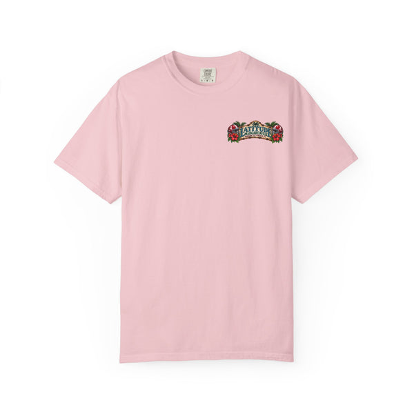 Margaritaville Latitude Beach Scene T-Shirt — ‘University of Alabama’ Souvenir