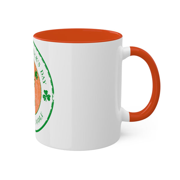 Whimsical Wolf St. patricks Day Mug 11 oz. - Whimsical Wolf