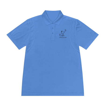 Heather Olive  Short Sleeve Shirt with white and blue Vintage badge design.