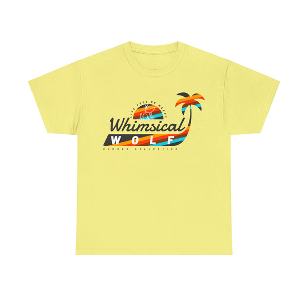 Vintage Cali surf design - Whimsical Wolf
