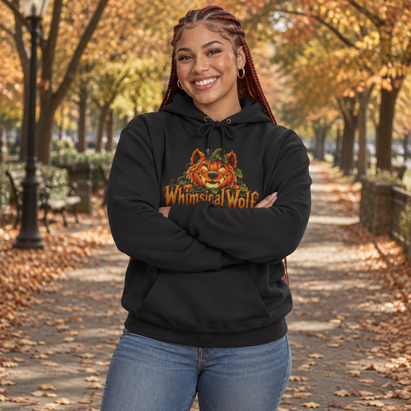Halloween Whimsical Wolf Hoodie