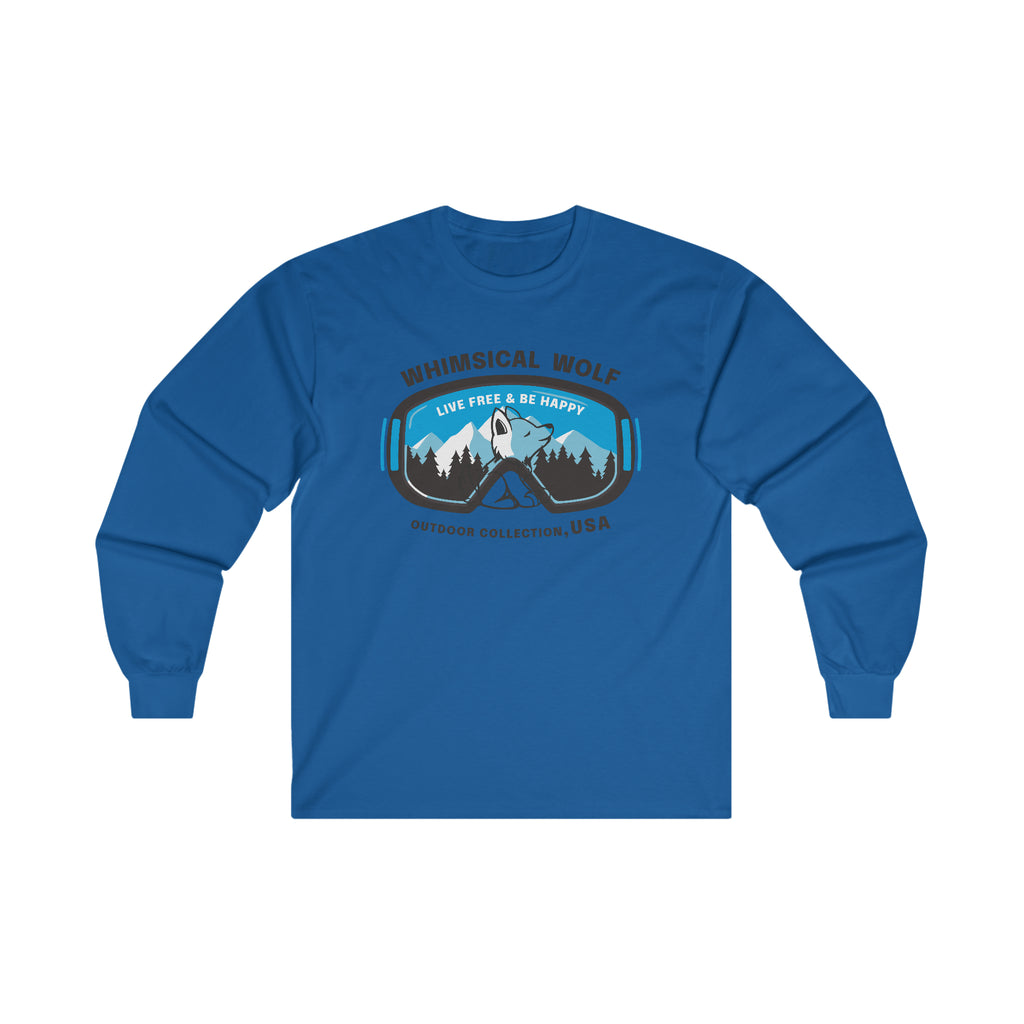 Whimsical Wolf Snow Goggles Long Sleeve