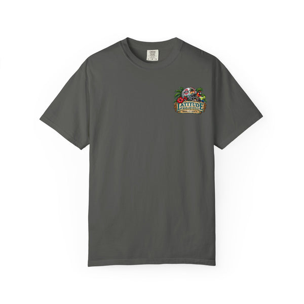 Latitude Margaritaville Ohio State Tropical Tailgate T-Shirt — Go Buckeyes Game Day Tee