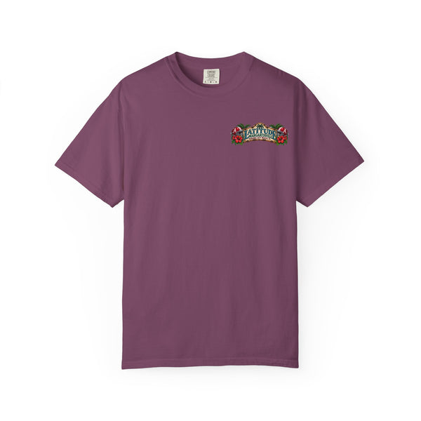 Margaritaville Latitude Beach Scene T-Shirt — ‘University of Alabama’ Souvenir