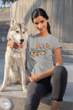 Vintage Cali surf design - Whimsical Wolf