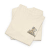 Whimsical Wolf Mummy Tee — Egyptian Pyramid Graphic T-Shirt