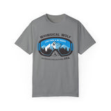 Whimsical Wolf Snow Goggles Comfort Color T-Shirt - Whimsical Wolf