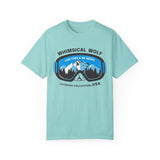 Whimsical Wolf Snow Goggles Comfort Color T-Shirt - Whimsical Wolf