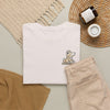 Whimsical Wolf Mummy Tee — Egyptian Pyramid Graphic T-Shirt