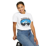 Whimsical Wolf Snow Goggles Comfort Color T-Shirt - Whimsical Wolf