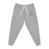 Whimsical Wolf Grey Athletic Joggers - Whimsical Wolf