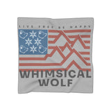 Whimsical Wolf Poly Scarf - Whimsical Wolf