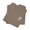 Whimsical Wolf Mummy Tee — Egyptian Pyramid Graphic T-Shirt