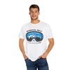 Whimsical Wolf Snow Goggles Comfort Color T-Shirt - Whimsical Wolf