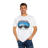 Whimsical Wolf Snow Goggles Comfort Color T-Shirt - Whimsical Wolf
