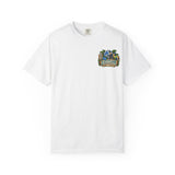 Detroit Lions Latitude Margaritaville Beach Football T-Shirt — Tropical Detroit Lions Fan Tee