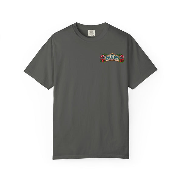 Margaritaville Latitude Beach Scene T-Shirt — ‘University of Alabama’ Souvenir