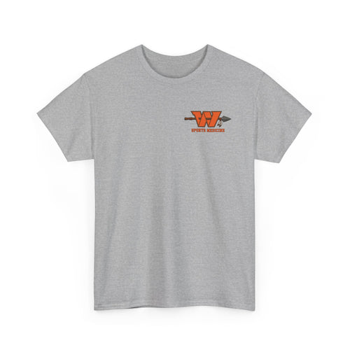 Sports Medicine Tee — Weequahic Indian Head Logo - Whimsical Wolf