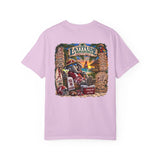 Margaritaville Latitude Beach Scene T-Shirt — ‘University of Alabama’ Souvenir - Whimsical Wolf