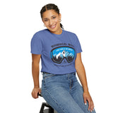 Whimsical Wolf Snow Goggles Comfort Color T-Shirt - Whimsical Wolf
