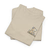 Whimsical Wolf Mummy Tee — Egyptian Pyramid Graphic T-Shirt