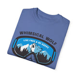 Whimsical Wolf Snow Goggles Comfort Color T-Shirt - Whimsical Wolf