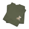 Whimsical Wolf Mummy Tee — Egyptian Pyramid Graphic T-Shirt