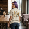 Whimsical Wolf Mummy Tee — Egyptian Pyramid Graphic T-Shirt