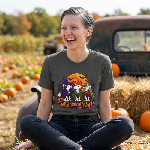 Sanderson Whimsical Wolves Halloween Tee