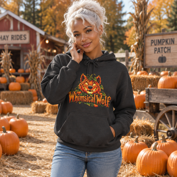 Halloween Whimsical Wolf Hoodie