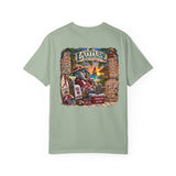 Margaritaville Latitude Beach Scene T-Shirt — ‘University of Alabama’ Souvenir - Whimsical Wolf