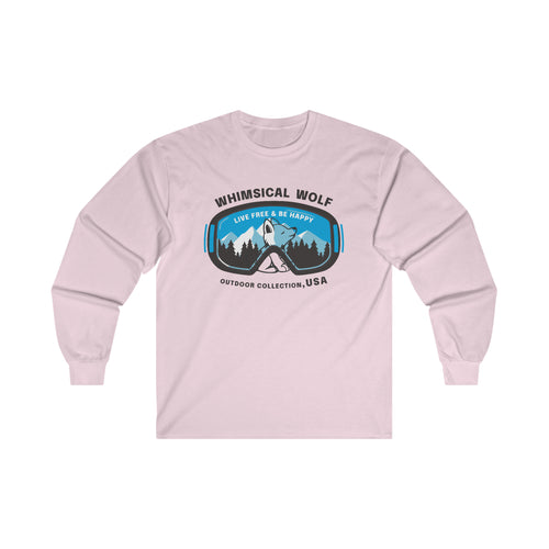 Whimsical Wolf Snow Goggles Long Sleeve
