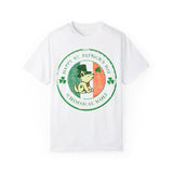 St. Pattys Day  Circle Design Whimsical Wolf - Whimsical Wolf