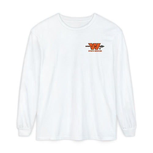 Weequahic Sports Medicine Long Sleeve T-Shirt - Whimsical Wolf