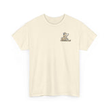 Whimsical Wolf Mummy Tee — Egyptian Pyramid Graphic T-Shirt