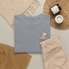 Whimsical Wolf Mummy Tee — Egyptian Pyramid Graphic T-Shirt