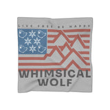 Whimsical Wolf Poly Scarf - Whimsical Wolf