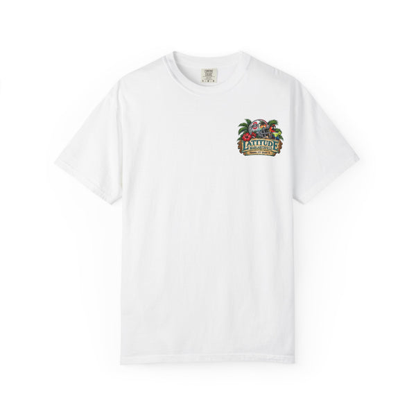 Latitude Margaritaville Ohio State Tropical Tailgate T-Shirt — Go Buckeyes Game Day Tee
