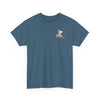 Whimsical Wolf Mummy Tee — Egyptian Pyramid Graphic T-Shirt