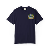 Detroit Lions Latitude Margaritaville Beach Football T-Shirt — Tropical Detroit Lions Fan Tee
