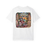 Margaritaville Latitude Beach Scene T-Shirt — ‘University of Alabama’ Souvenir - Whimsical Wolf