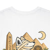 Whimsical Wolf Mummy Tee — Egyptian Pyramid Graphic T-Shirt