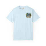 Detroit Lions Latitude Margaritaville Beach Football T-Shirt — Tropical Detroit Lions Fan Tee