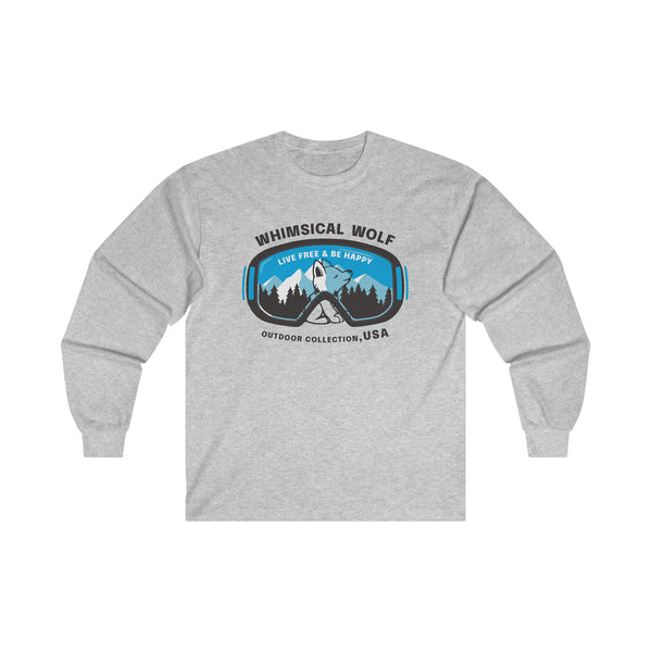 Whimsical Wolf Snow Goggles Long Sleeve - Whimsical Wolf