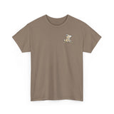 Whimsical Wolf Mummy Tee — Egyptian Pyramid Graphic T-Shirt