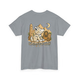 Whimsical Wolf Mummy Tee — Egyptian Pyramid Graphic T-Shirt
