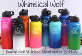Whimsical Wolf Double wall Water Bottles - Whimsical Wolf